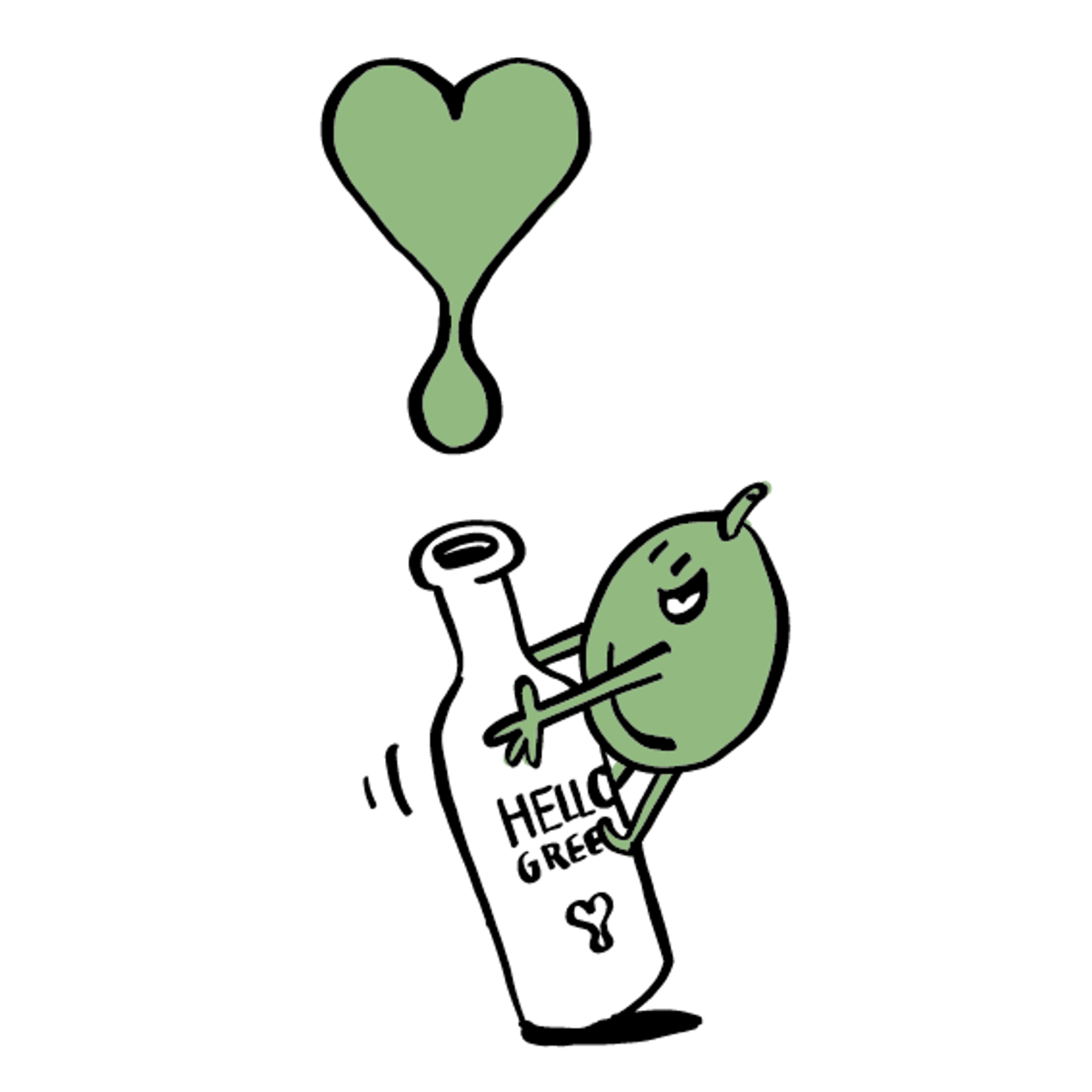 Olivenöl Erzeuger liebevoll