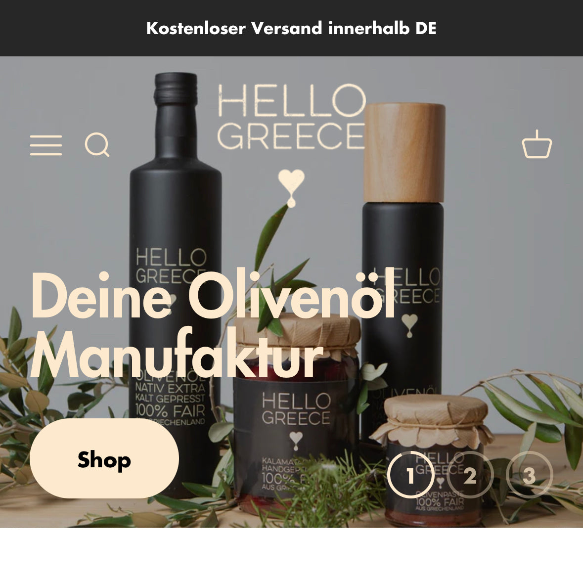 Hello Greece neuer Shop ist live